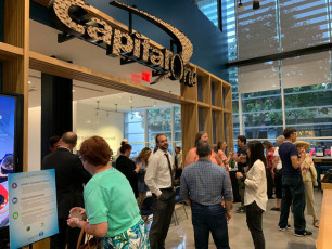 Capital One Café generously donated their space for our fundraiser