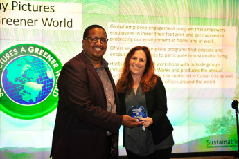 Sony Pictures A Greener World receives their award